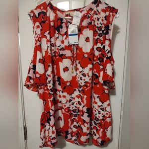 Michael Kors open shoulder blouse Brand new with tags